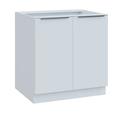 SIS - 8D spodní skříňka, 2-dveřová, 870x800x600, bílá